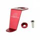 FOR EG EH EJ CIVIC RED CNC BILLET ALUMINUM RADIATOR STAY MOUNT BRACKET+WASHER