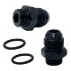 Black Aluminum Billet AN10 an to 3/8 NPT Male Fitting Straight Adapter 1pc