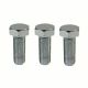 Chrome Steel Crankshaft Pulley Bolt Kit for Chevy Small Block