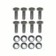 Perimeter-Bolt Chrome Steel Valve Cover Bolt Kit for Chevy Small Block