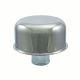 Universal Chrome Steel Round Push-In Breather with 3/4