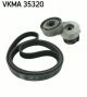 V-ribbed Belt Set For Vauxhall ASTRA CORSA MERIVA ZAFIRA 03-15 K04861733AC