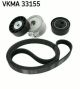 V-ribbed Belt Set For Citroen BERLINGO 98-11 Peugeot PARTNER 96-15 030145933AC
