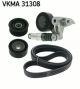 V-ribbed Belt Set For Audi A4 04-08 A5 07-12 A6 06-11 A8 03-10 059145201D