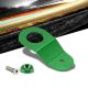 Green Aluminum Radiator Stay Mount Bracket+Fender Washer For Honda 96-00 Civic