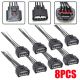 8PCS Ignition Coils connector Plug Harness For Lexus RX350 Toyota Camry Sienna.