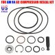 US For GM R4 AC Compressor Reseal Kit - Oring ,  Shaft Seal ,  Installer TOOL A/C