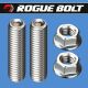SBM THERMOSTAT HOUSING STUD KIT BOLTS T-STAT STAINLESS SMALL BLOCK MOPAR 318 360
