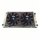 3 Row 62MM Aluminum Radiator + Fans For FIT 1976-1996 Jaguar XJS V12 / XJ12 MT