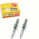 2 pc NGK 2420 D9EA Standard Spark Plugs for X27ES-U A61 A59C 98069-59717 bw