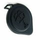 ABS Washer Cover Windshield Washer Cover Black Color Non-deformation Design