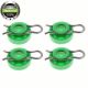 4PCS Window Regulator Guide Roller Clips | Retainer for Saab 9-5 9-3 900 4493433