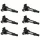 SET-SIUF375-6 Set of 6 Ignition Coils for Chevy Chevrolet Traverse Saab 9-3 STS
