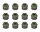 Elring Set of 12 Engine Valve Stem Seals 6 mm For Mercedes W124 X290 E300 3.0 L6
