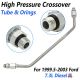 High Pressure Crossover Tube & Orings Stainless For 99.5-03 Ford 7.3L Diesel NEW