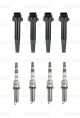 Set of 4 Ignition Coils w/ 4xSpark Plugs for Toyota Prius Matrix Corolla Prius V