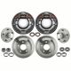 Bendix Style Front Brake Kit,  12x2 Inch,  fits 1937-48 Ford Spindles