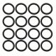 Elring 16pc Engine Valve Cover Bolt Seal Set For CTS 2003-2004 Vectra 2003