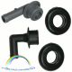 Fit For Jeep Grand Cherokee 4.0L 2000-2004 Vent Valve Elbows & Grommets PCV CCV