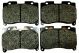 MD629 Parts Master Premium Quality Friction Semi-metallic Disc Brake Pad Set