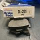 Fade Free D231 Organic Disc Brake Pads NOS
