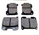 MD630 Parts Master Semi-Metallic Brake Pad Set fits Toyota Supra
