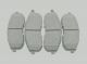 Parts Master Semi-Metallic Disc Brake Pads MD653 PD653