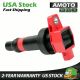 1X Ignition Coil For Hyundai Accent Kia Soul 1.6L L4 27301-2B010 UF636 USA RED