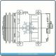 New A/C Compressor SD7H13 - Double Groove Clutch - 12V