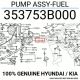 353753B000 Genuine PUMP ASSY-FUEL For Hyundai Equus 2000-2006 /Fedex