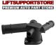 Coolant Thermostat Housing Outlet Flange For Volkswagen Golf Jetta 2.0 Engine