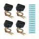 NEW 4Pcs Ignition Coil Connector Harness Plugs Wiring W/Terminals for Audi A4 VW