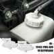 Radiator Coolant Reservoir Overflow Tank Cap for Honda Civic - Pack of 2 White