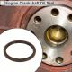 1Pc Rear Crankshaft Oil Seal for Mitsubishi L200 2.5 KA4T KB4T 06-16 No.MN128731