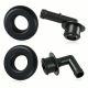 PCV Vent Valve Elbow Connectors + Grommets for Jeep 00-04 Grand Cherokee