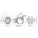 Air conditioning compressor air conditioning compressor for Grandis NA_W