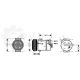 Air conditioning compressor air conditioning compressor for Opel Fiat Vectra B caravan chrome