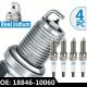 4PCS Iridium Spark Plugs18846-10060 SILZKR6B10E For Hyundai ACCENT KIA RIO SOUL