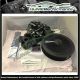SMALL BLOCK CHEV SBC 283 400 MANIFOLD & CARBURETTOR PACKAGE BLACK QUICKFUEL