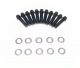 Dodge Mopar 340 -360 12Pt Black Oxide Grade 8 Bolts for Cast Valve Covers NEW