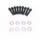 SB Chevy Nova 1962 - 1979 12 Pt Bl Ox Grade 8 Cast Valve Cover Bolt Kit NEW
