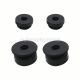 4 Pcs for CRV Civic Accord FIT Pilot Radiator Upper Lower Rubber Cushion Bushing