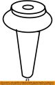GM SIGHT SHIELD RETAINER FITS VARIOUS MODELS NEW OEM GM 11561878