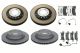 Genuine OEM Front and Rear Disc Brake Rotors and Pads Kit For Porsche Cayenne