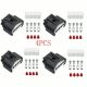 4X Ignition Coil Plug Connector Fits For Toyota Lexus Camry Yaris