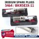 2PCS Iridium Spark Plugs BKR5EIX-11 5464 For GEO HYUNDAI KIA MAZDA NISSAN ISUZU