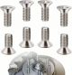 8 PCS Stainless Steel Brake Disc Rotor Screws,  Screws for...