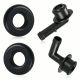 2x PCV Vent Valve Elbows + 2x Grommets for Grand Cherokee 4.0L 2000-2004 Jeep