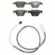 Hella Front Low-Met Disc Brake Pad w/Sensor Kit For BMW E84 E90 92 335ixDrive X1