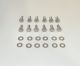 BB Dodge Mopar Hex Head Stainless Steel Bolts for Cast Valve Covers